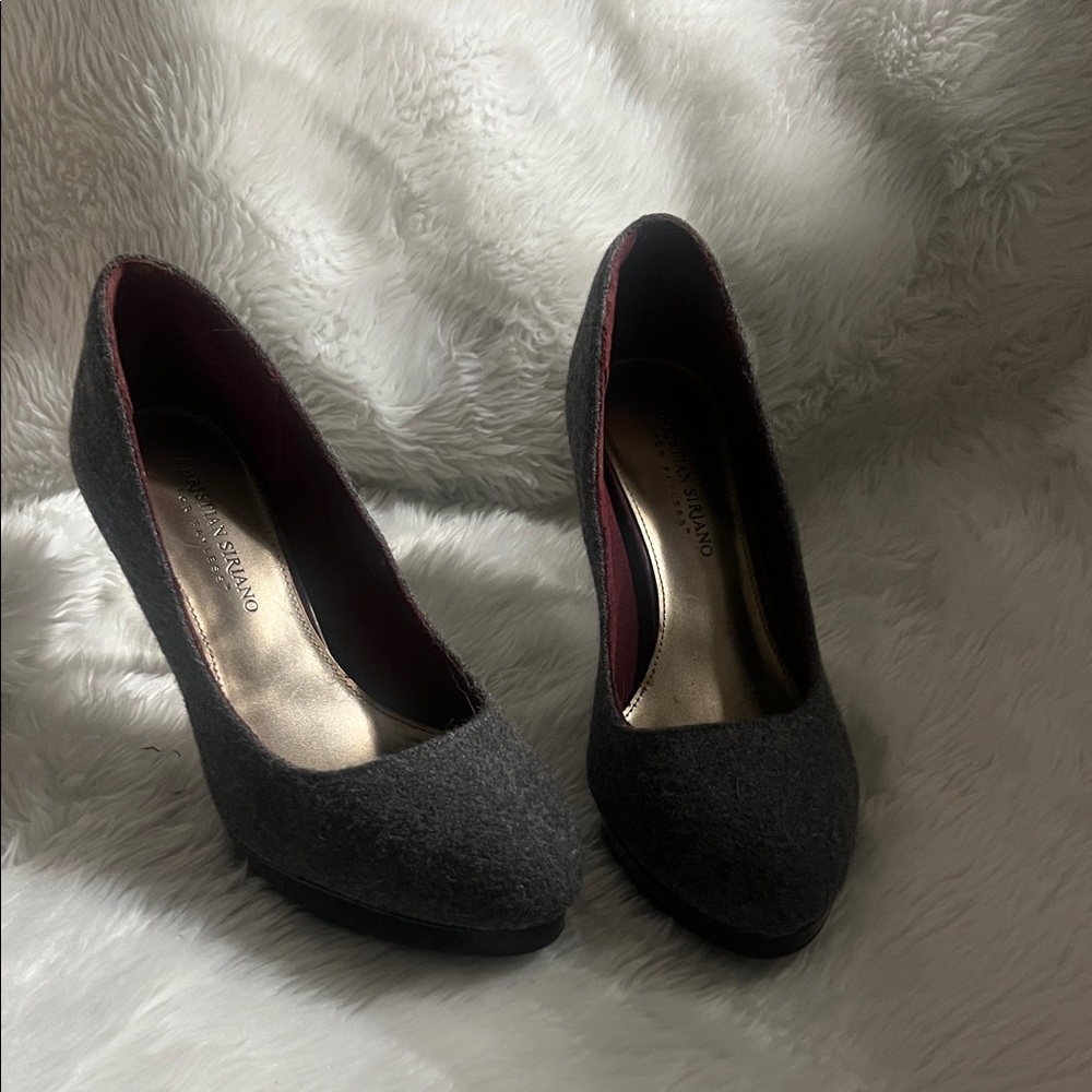 Christian Siriano Charcoal Heels
